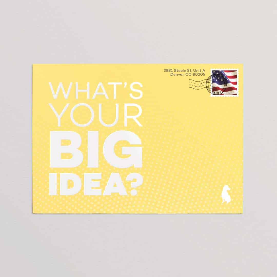 Yellowdog postcard printing direct mailer