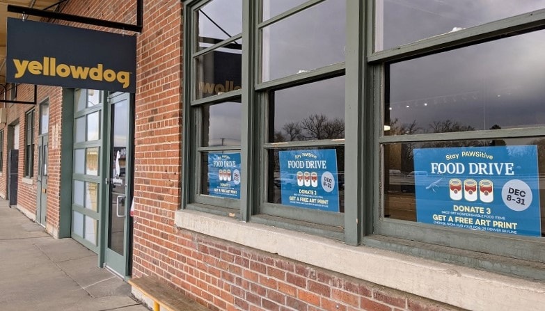 Stay PAWSitive food drive