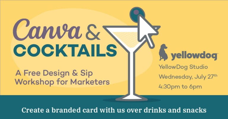 Canva & Cocktails - A design & sip workshop for Marketers.