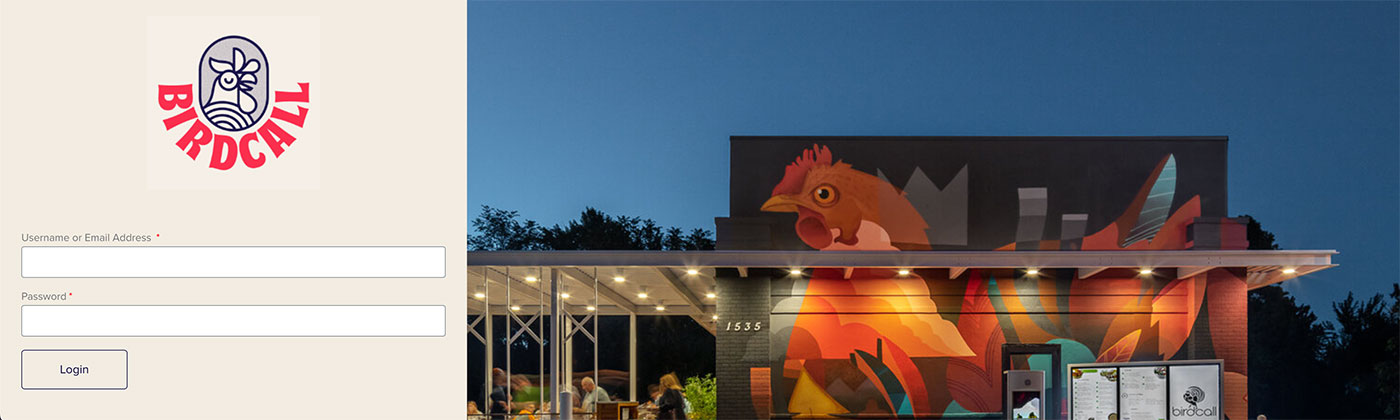 Birdcall website crop.