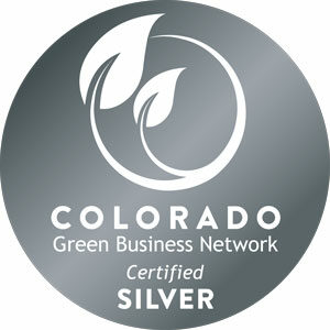 Colorado Green Business Network Certified Silver logo.