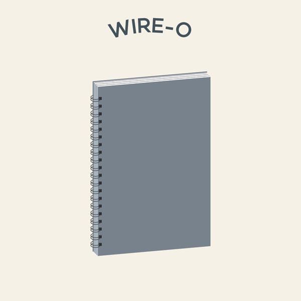 Wire-o bound booklet.