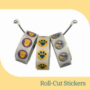roll cut custom stickers